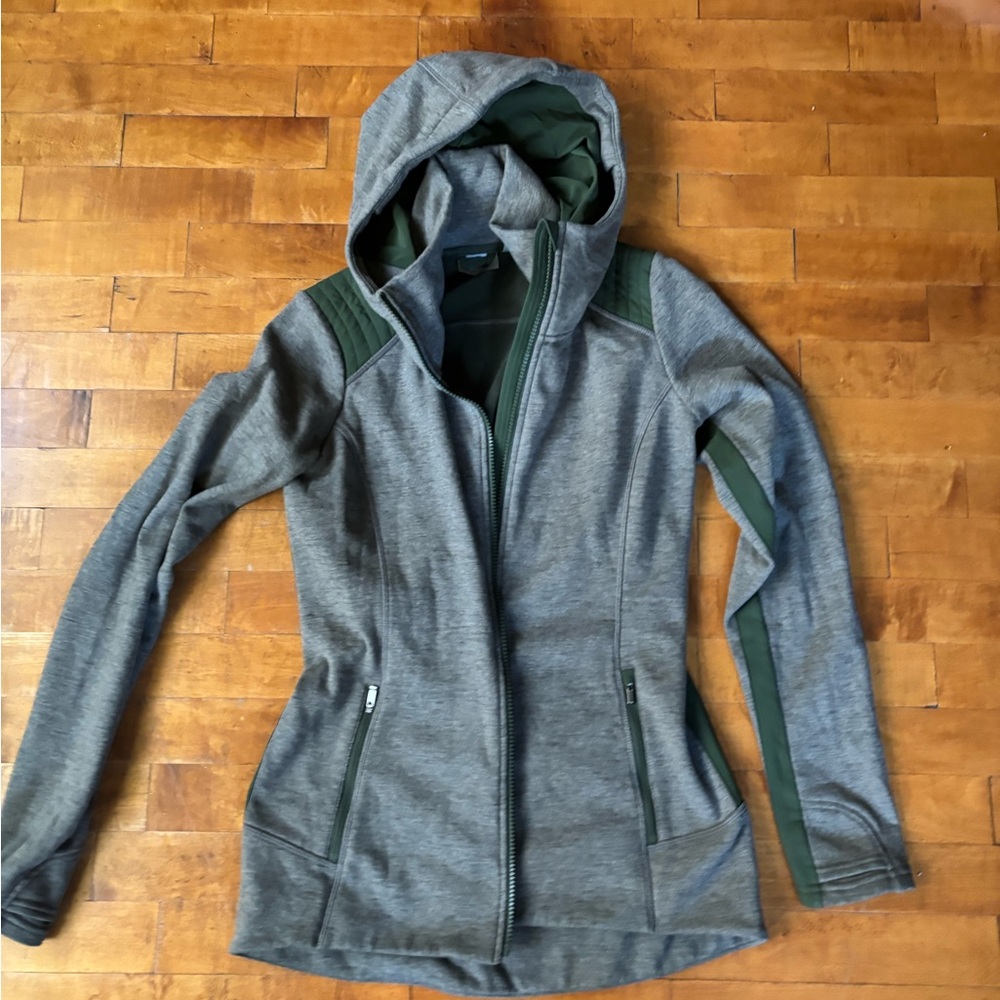 Athleta Gray and Green Utility Jacket - like new!